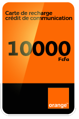 Recharge crédit tel. 10000 XAF