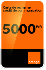 Recharge crédit tel. 5000 XAF