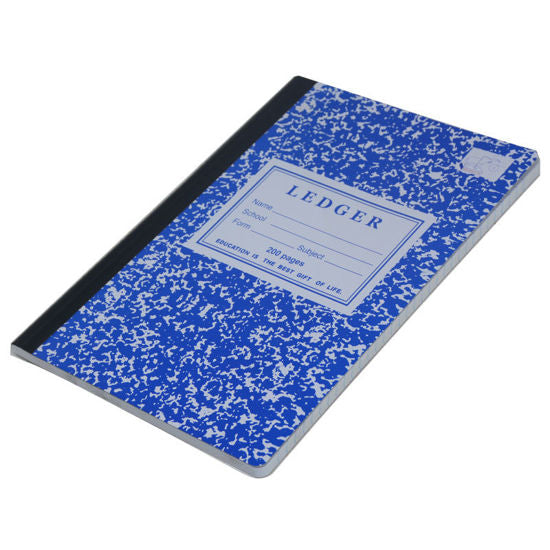 Cahier Ledger 200pages format A4 Paquet de 5