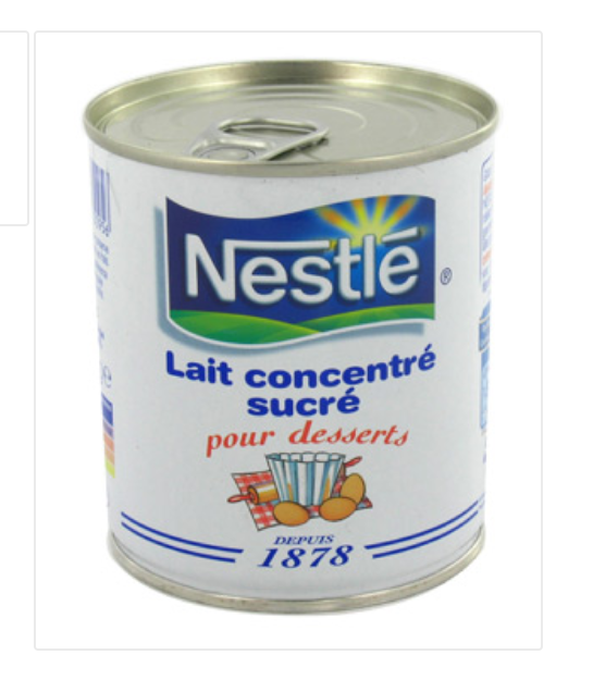 NESTLE Lait concentré sucré 1 kg – HappyShop237